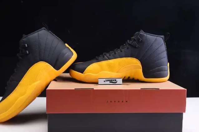 Reps TBK Retro Black 12 Jordan 130690-070 Air University Gold 0506